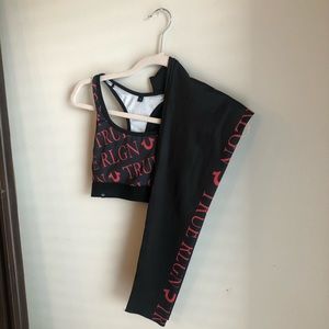 True Religion Workout Set
